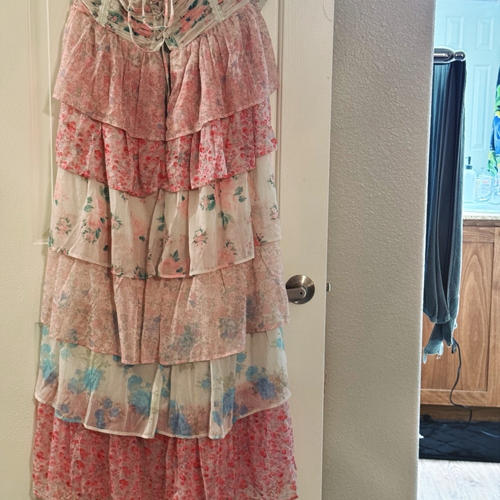 JessaKae Floral Strapless Dress - Picture 4 of 4